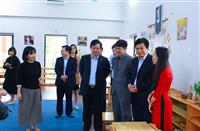 THỨ TRƯỞNG BỘ GIÁO DỤC VÀ ĐÀO TẠO CÙNG ĐOÀN TỚI THĂM VIETLAND SCHOOL